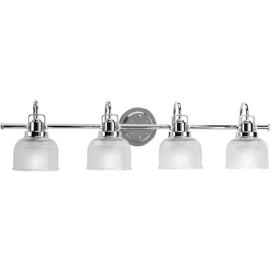 Archie Four Light Bath Bracket in Polished Chrome - available from The Lighting Shoppe, trusted by Canadian homeowners