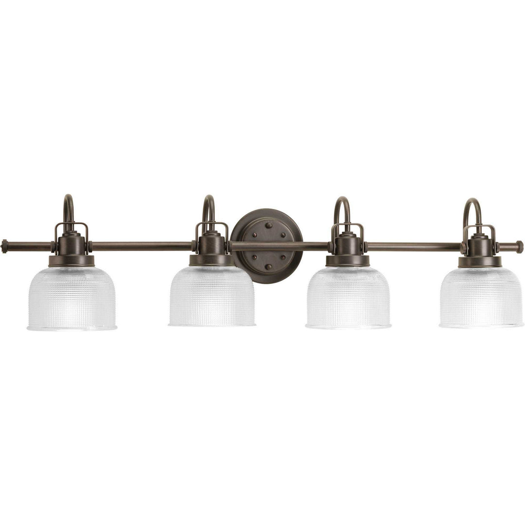 Archie Four Light Bath Bracket in Venetian Bronze - available from The Lighting Shoppe, trusted by Canadian homeowners