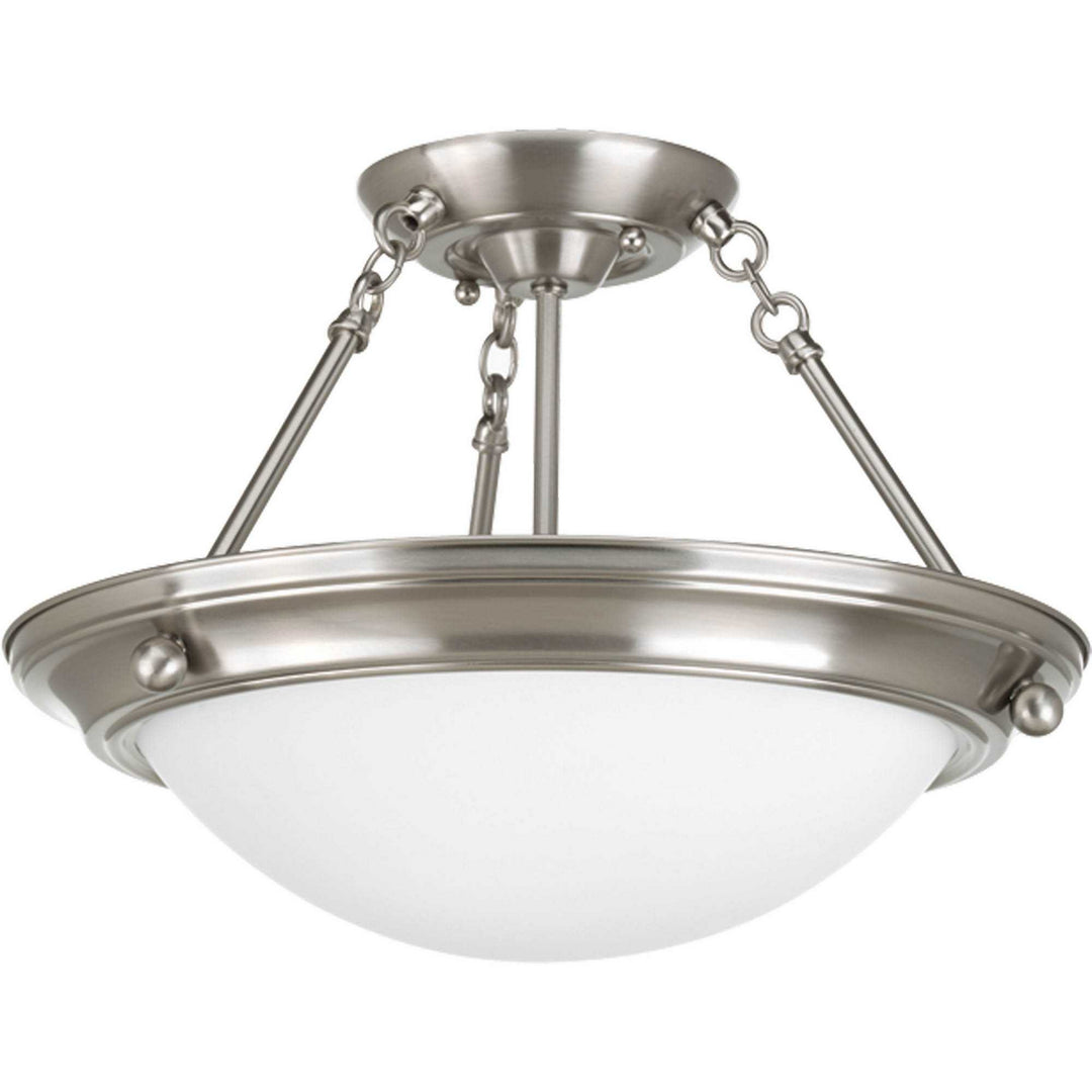 Progress Canada - P3567-09 - Two Light Semi-Flush Mount - Eclipse - Brushed Nickel