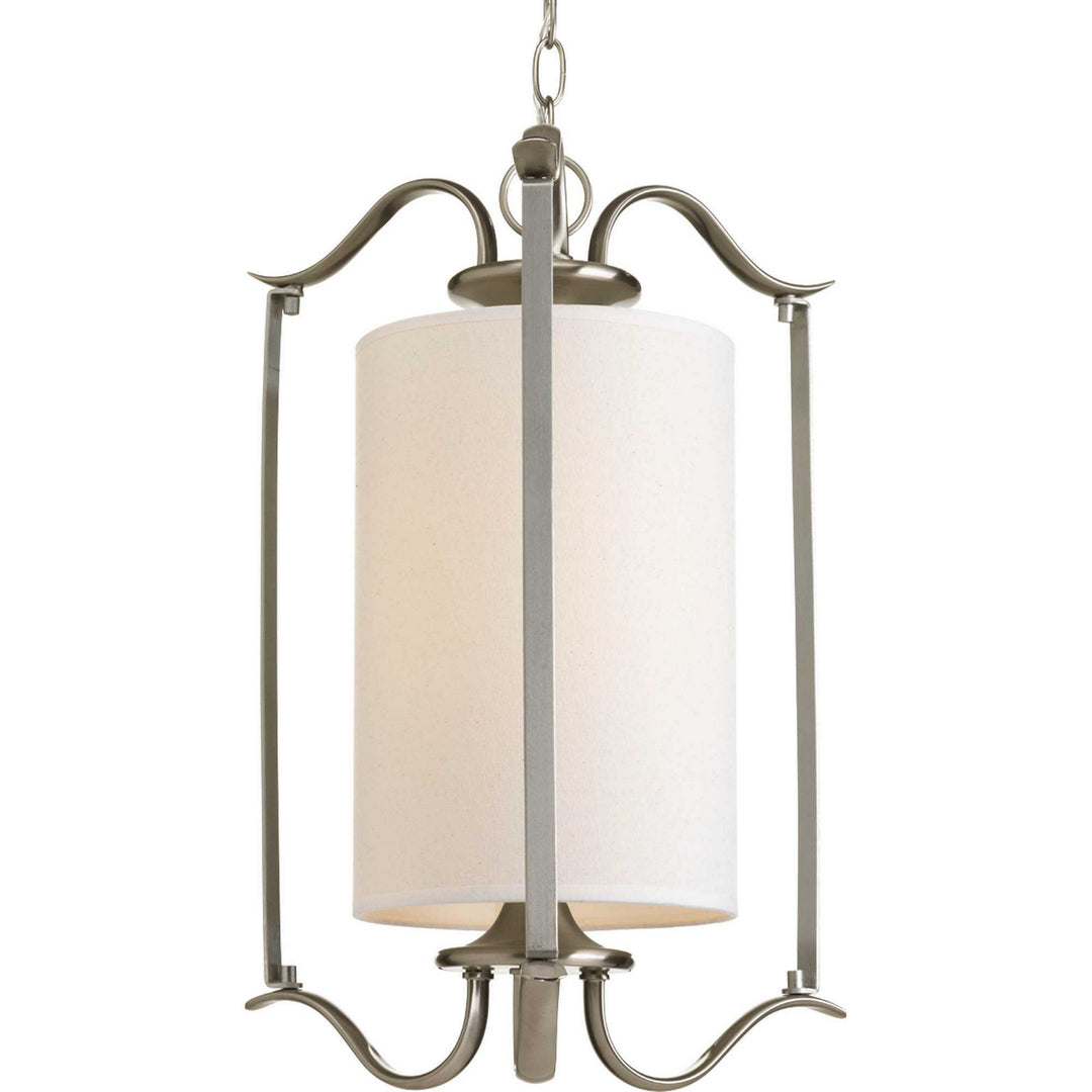 Inspire One Light Foyer Pendant in Brushed Nickel - available from The Lighting Shoppe, trusted by Canadian homeowners