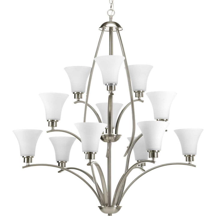 Progress Canada - P4497-09 - 12 Light Chandelier - Joy - Brushed Nickel