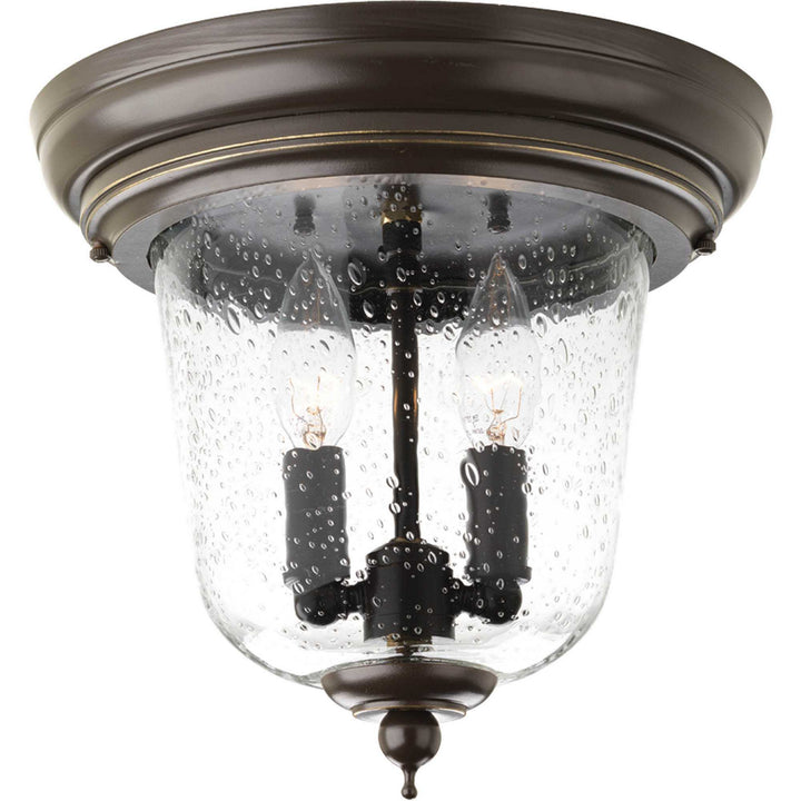 Ashmore Two Light Close to Ceiling in Antique Bronze - available from The Lighting Shoppe, trusted by Canadian homeowners