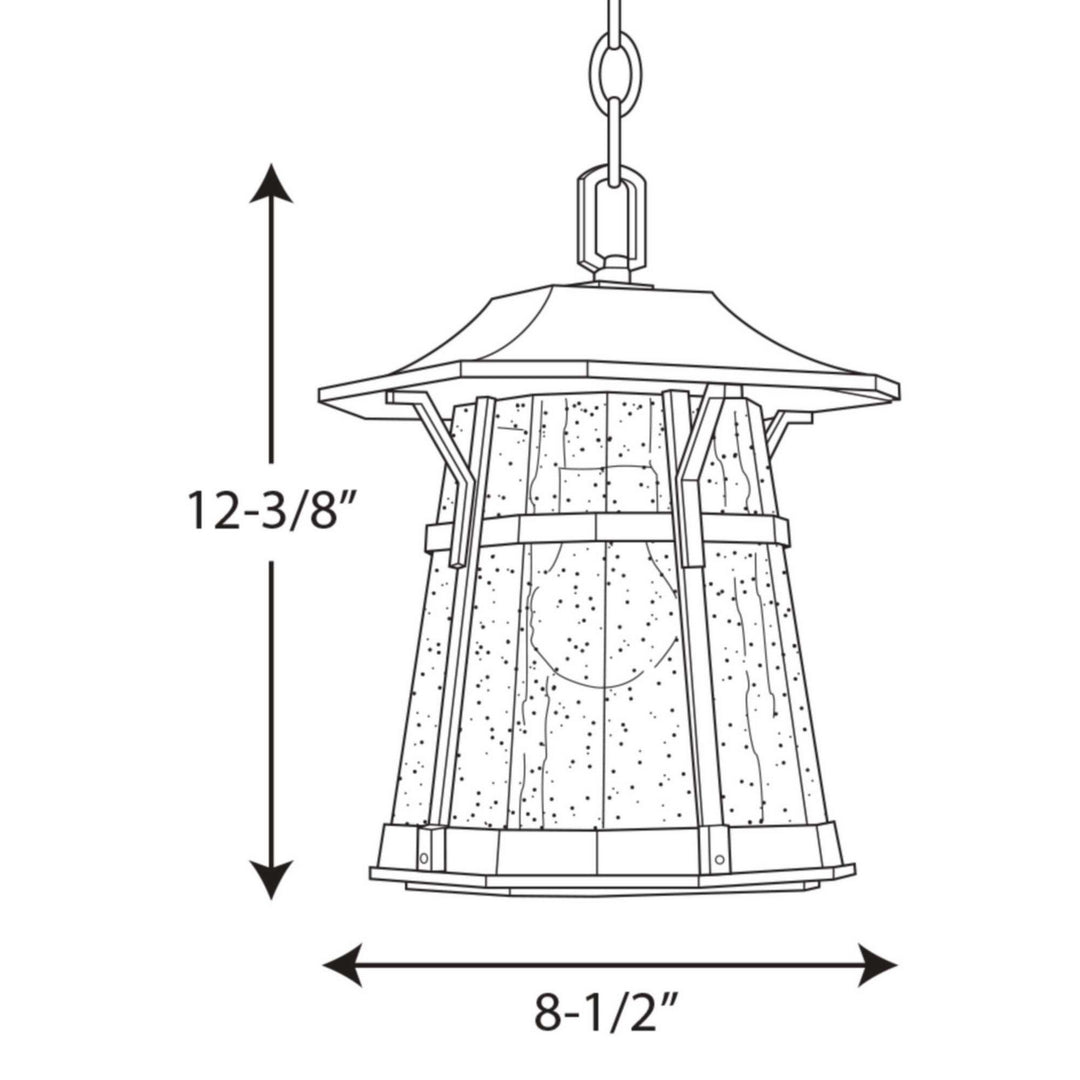 Progress Canada - P5579-84 - One Light Hanging Lantern - Derby - Espresso