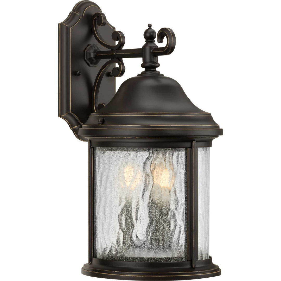 Ashmore Three Light Large Wall Lantern in Antique Bronze - available from The Lighting Shoppe, trusted by Canadian homeowners