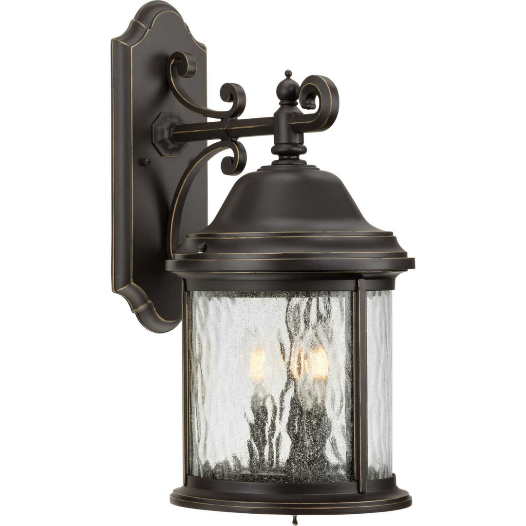 Ashmore Three Light Large Wall Lantern in Antique Bronze - available from The Lighting Shoppe, trusted by Canadian homeowners