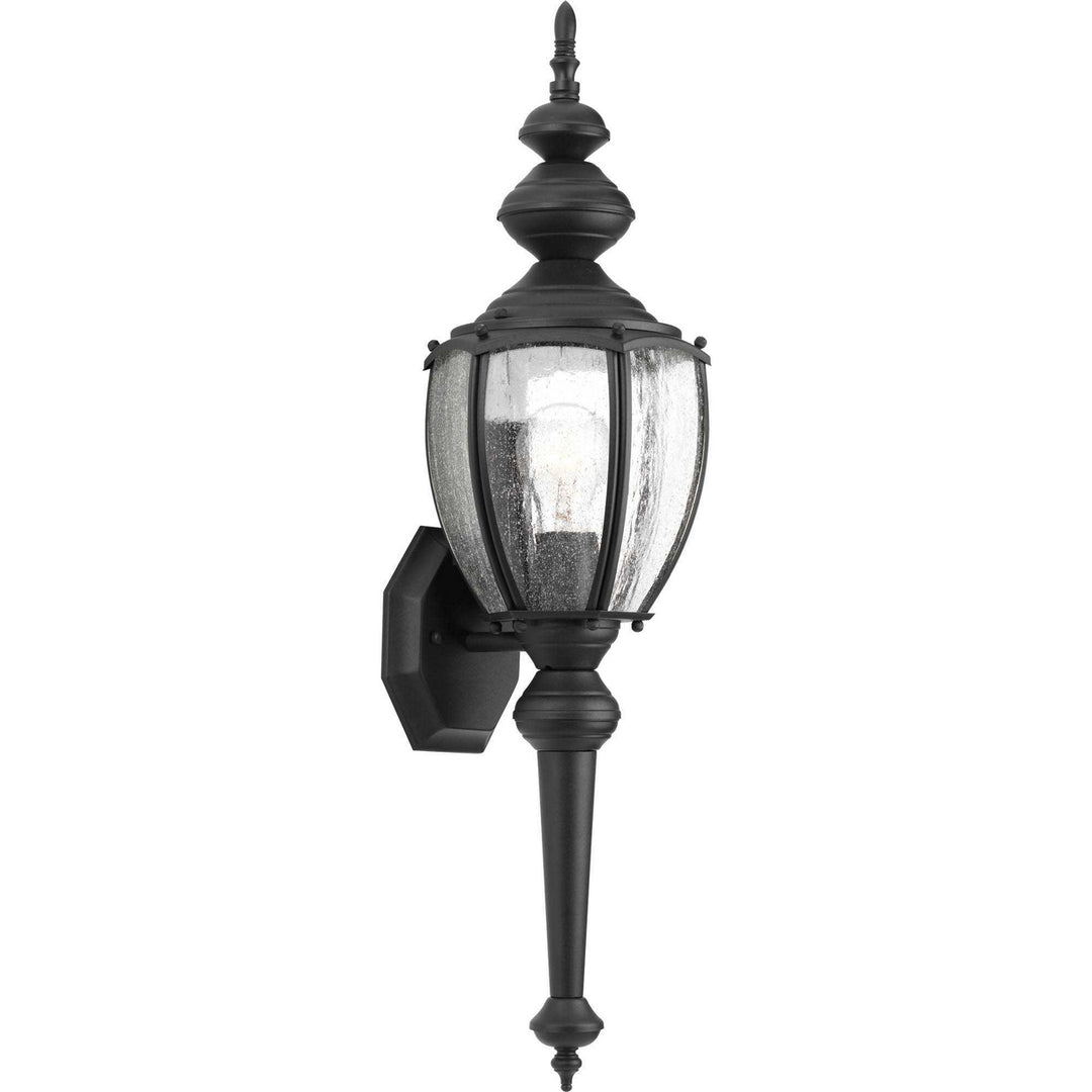 Roman Coach One Light Wall Lantern in Black - available from The Lighting Shoppe, trusted by Canadian homeowners