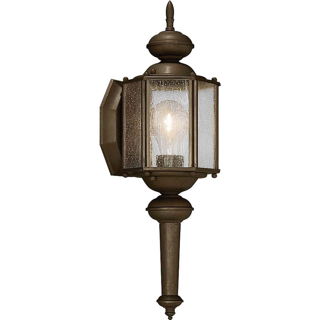 Roman Coach One Light Wall Lantern in Antique Bronze - available from The Lighting Shoppe, trusted by Canadian homeowners