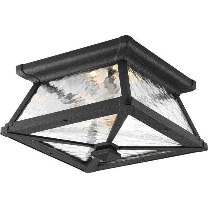 Mac Two Light Close to Ceiling in Black - available from The Lighting Shoppe, trusted by Canadian homeowners