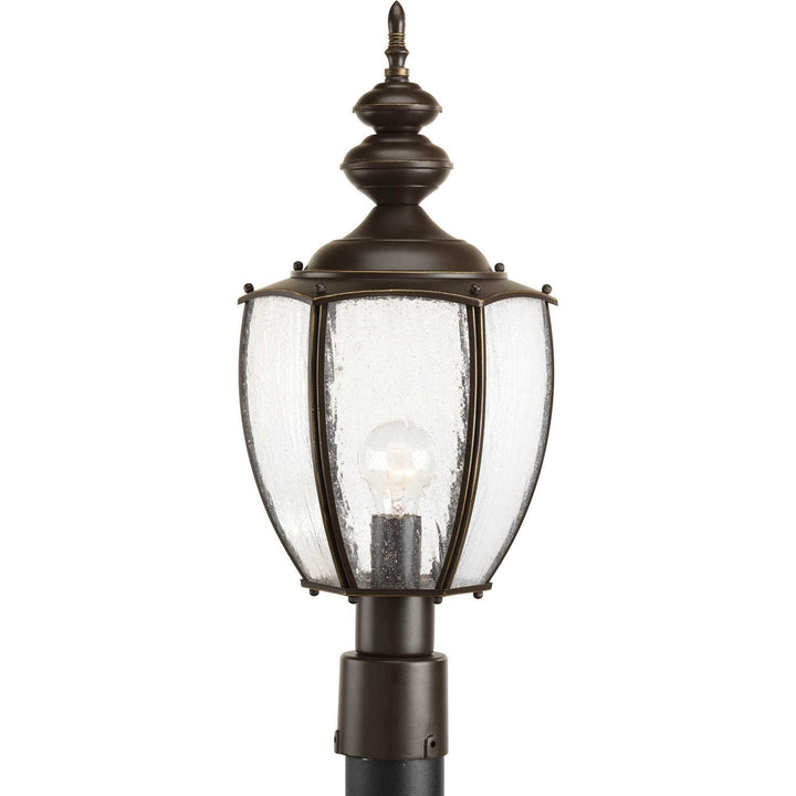 Roman Coach One Light Post Lantern in Antique Bronze - available from The Lighting Shoppe, trusted by Canadian homeowners