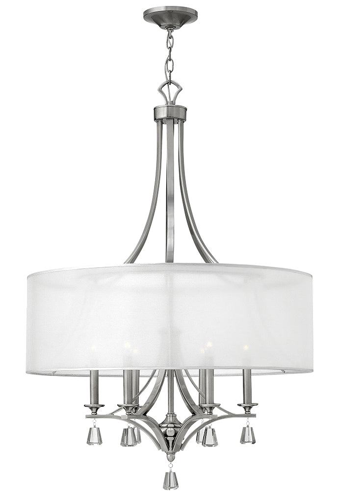 Mime LED Chandelier in Brushed Nickel - available from The Lighting Shoppe, trusted by Canadian homeowners