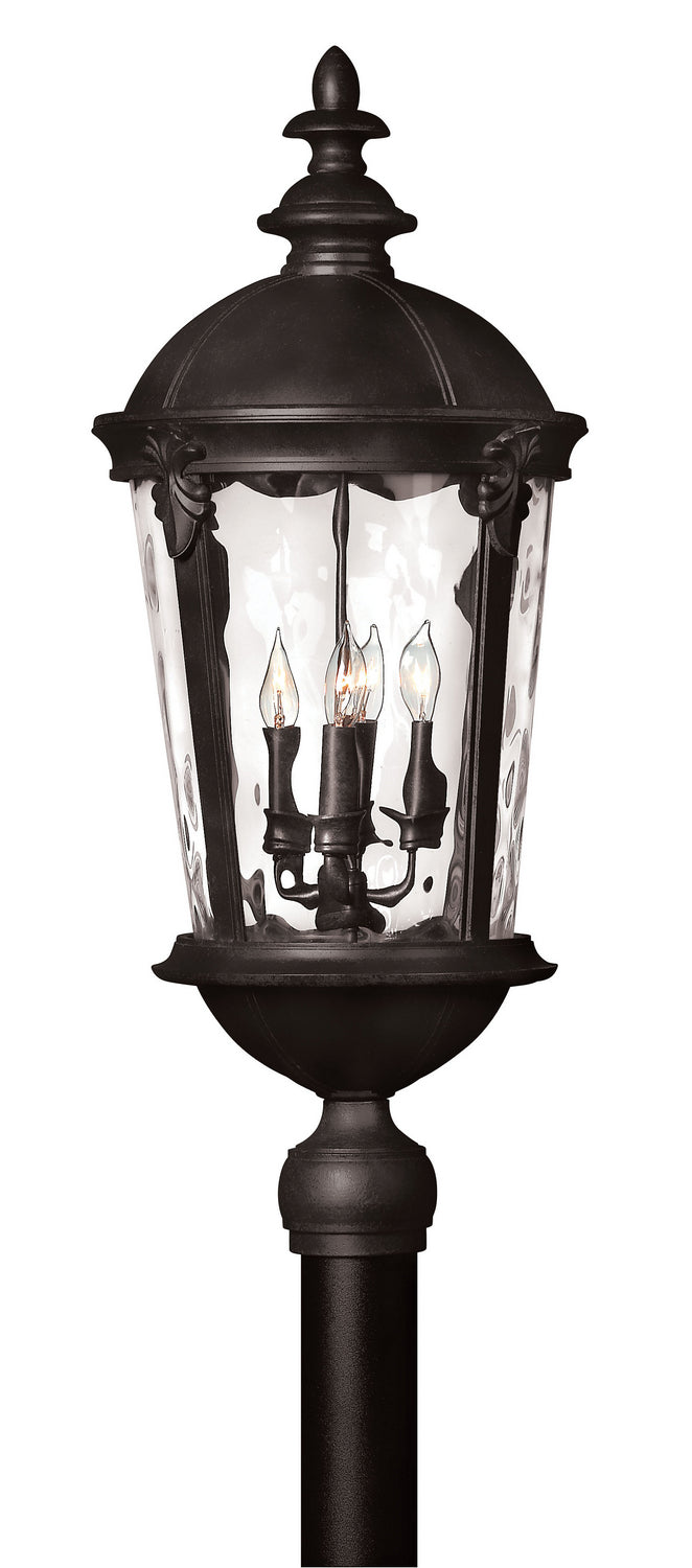 Windsor LED Post Top or Pier Mount Lantern in Black - available from The Lighting Shoppe, trusted by Canadian homeowners