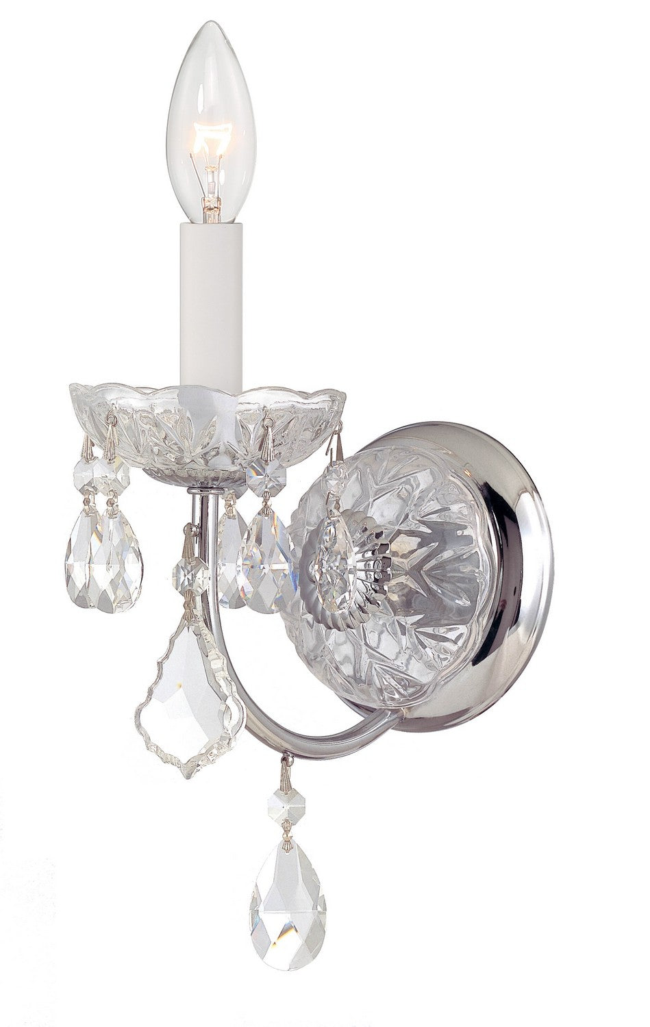 Imperial One Light Wall Sconce in Polished Chrome - available from The Lighting Shoppe, trusted by Canadian homeowners
