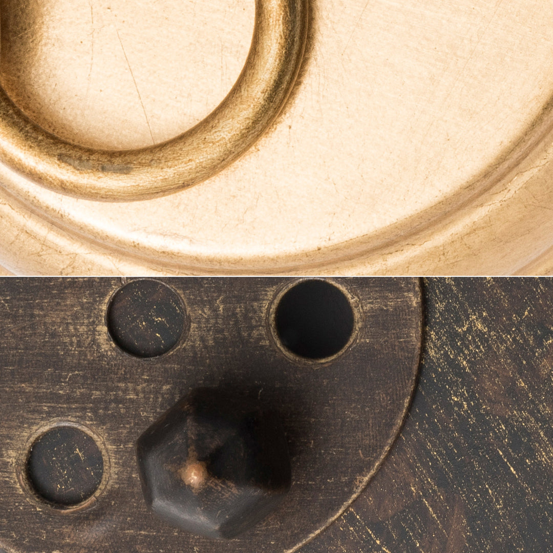 Crystorama - 506-EB-GA - Six Light Chandelier - Broche - English Bronze + Antique Gold