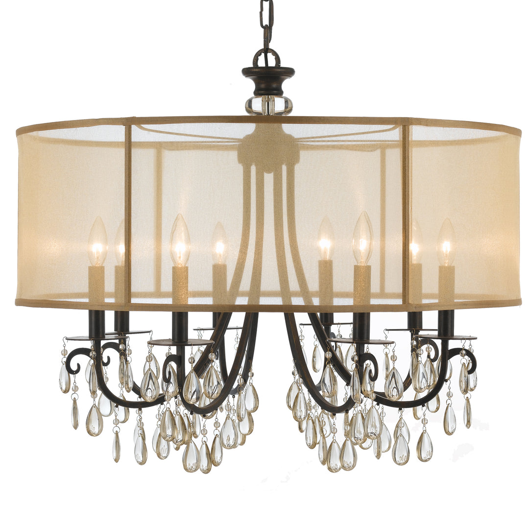 Hampton Eight Light Chandelier in English Bronze - available from The Lighting Shoppe, trusted by Canadian homeowners