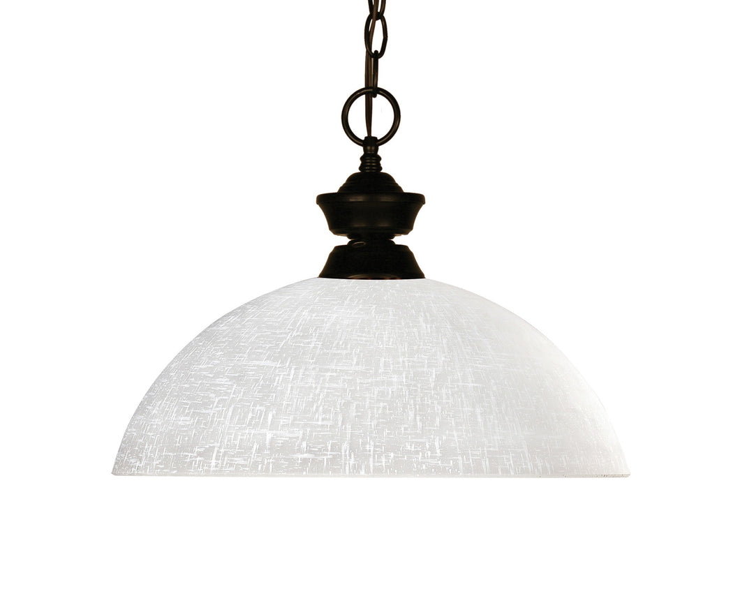 Riviera One Light Pendant in Bronze - available from The Lighting Shoppe, trusted by Canadian homeowners