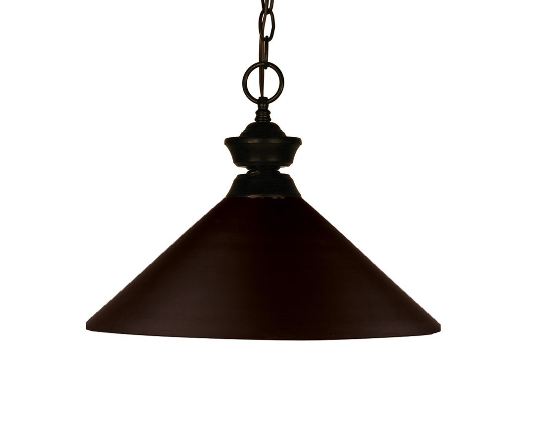Shooter One Light Pendant in Bronze - available from The Lighting Shoppe, trusted by Canadian homeowners