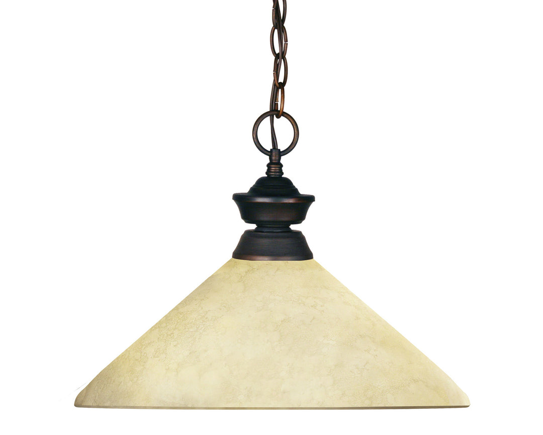 Riviera One Light Pendant in Olde Bronze - available from The Lighting Shoppe, trusted by Canadian homeowners