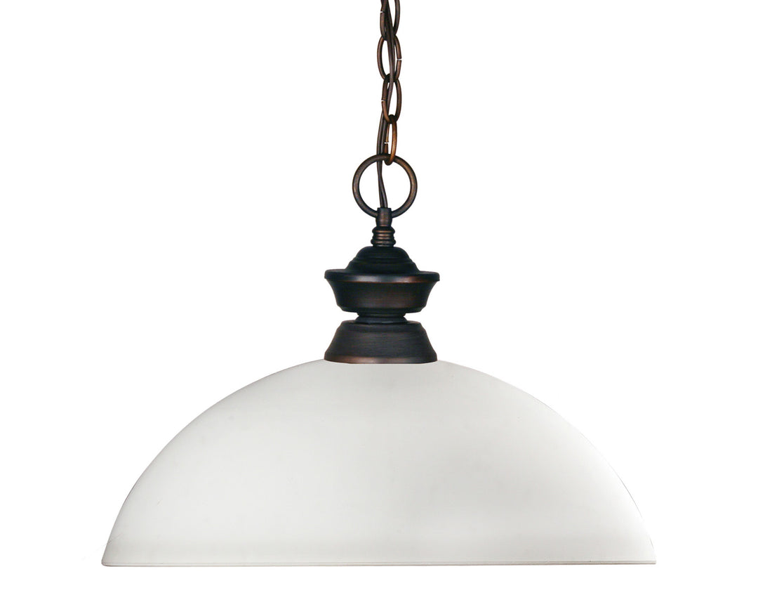 Riviera One Light Pendant in Olde Bronze - available from The Lighting Shoppe, trusted by Canadian homeowners