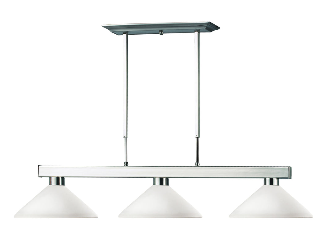 Z-Lite Canada - 152BN-AMO14 - Three Light Billiard - Cobalt - Brushed Nickel