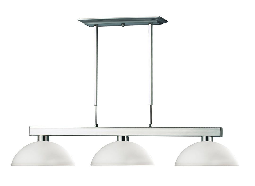 Z-Lite Canada - 152BN-DMO14 - Three Light Billiard - Cobalt - Brushed Nickel