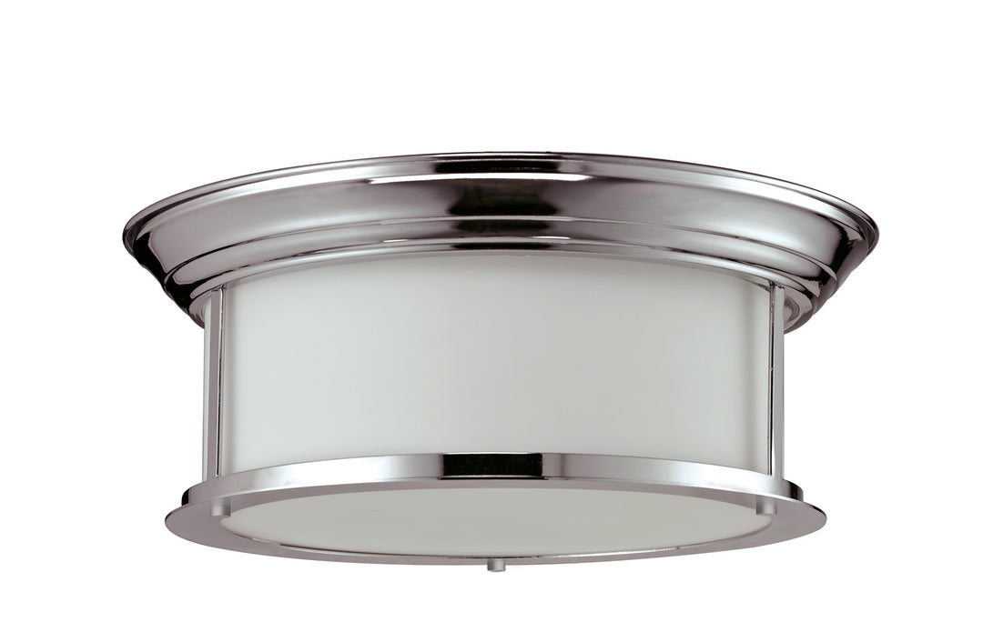 Sonna Three Light Flush Mount in Chrome - available from The Lighting Shoppe, trusted by Canadian homeowners