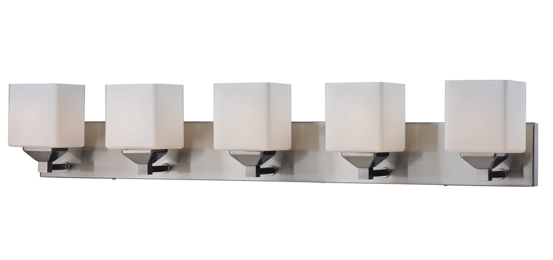 Z-Lite Canada - 2104-5V - Five Light Vanity - Quube - Brushed Nickel