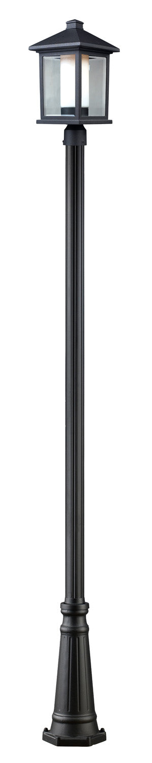 Mesa One Light Outdoor Post Mounted Fixture in Black - available from The Lighting Shoppe, trusted by Canadian homeowners