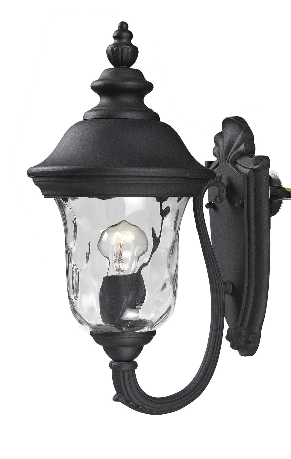 Armstrong One Light Outdoor Wall Light in Black - available from The Lighting Shoppe, trusted by Canadian homeowners