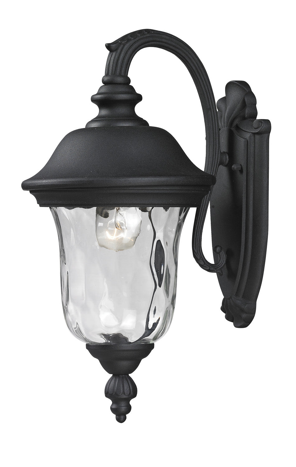 Armstrong One Light Outdoor Wall Light in Black - available from The Lighting Shoppe, trusted by Canadian homeowners
