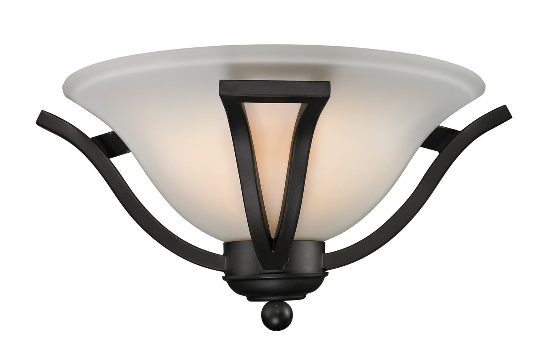Lagoon One Light Wall Sconce in Matte Black - available from The Lighting Shoppe, trusted by Canadian homeowners