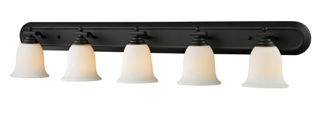 Z-Lite Canada - 703-5V-MB - Five Light Vanity - Lagoon - Matte Black