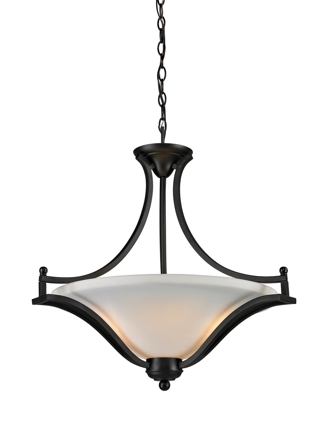 Lagoon Three Light Pendant in Matte Black - available from The Lighting Shoppe, trusted by Canadian homeowners