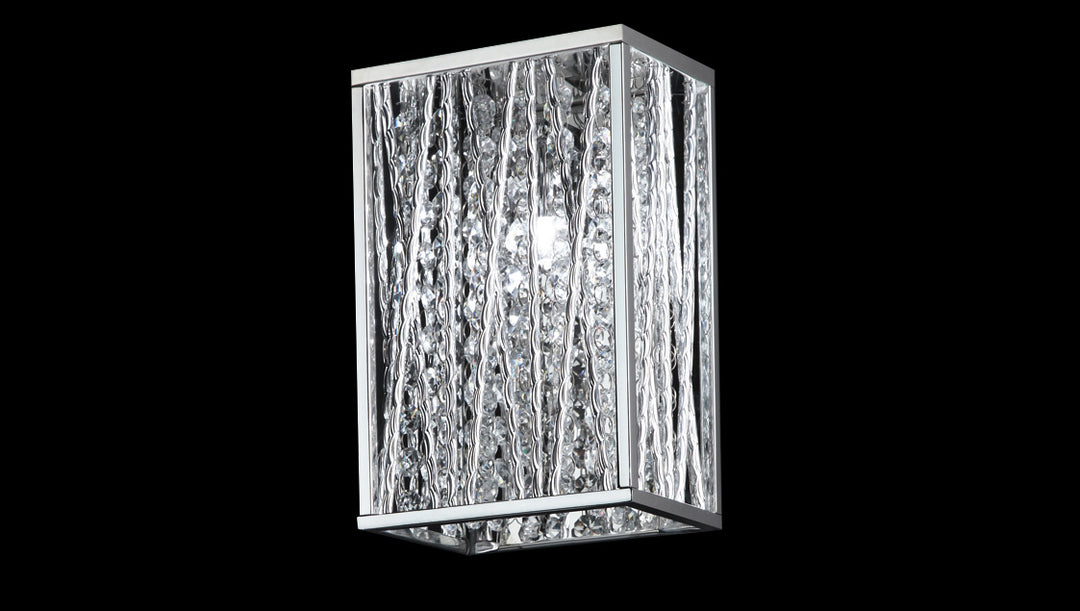 Terra One Light Wall Sconce in Chrome - available from The Lighting Shoppe, trusted by Canadian homeowners