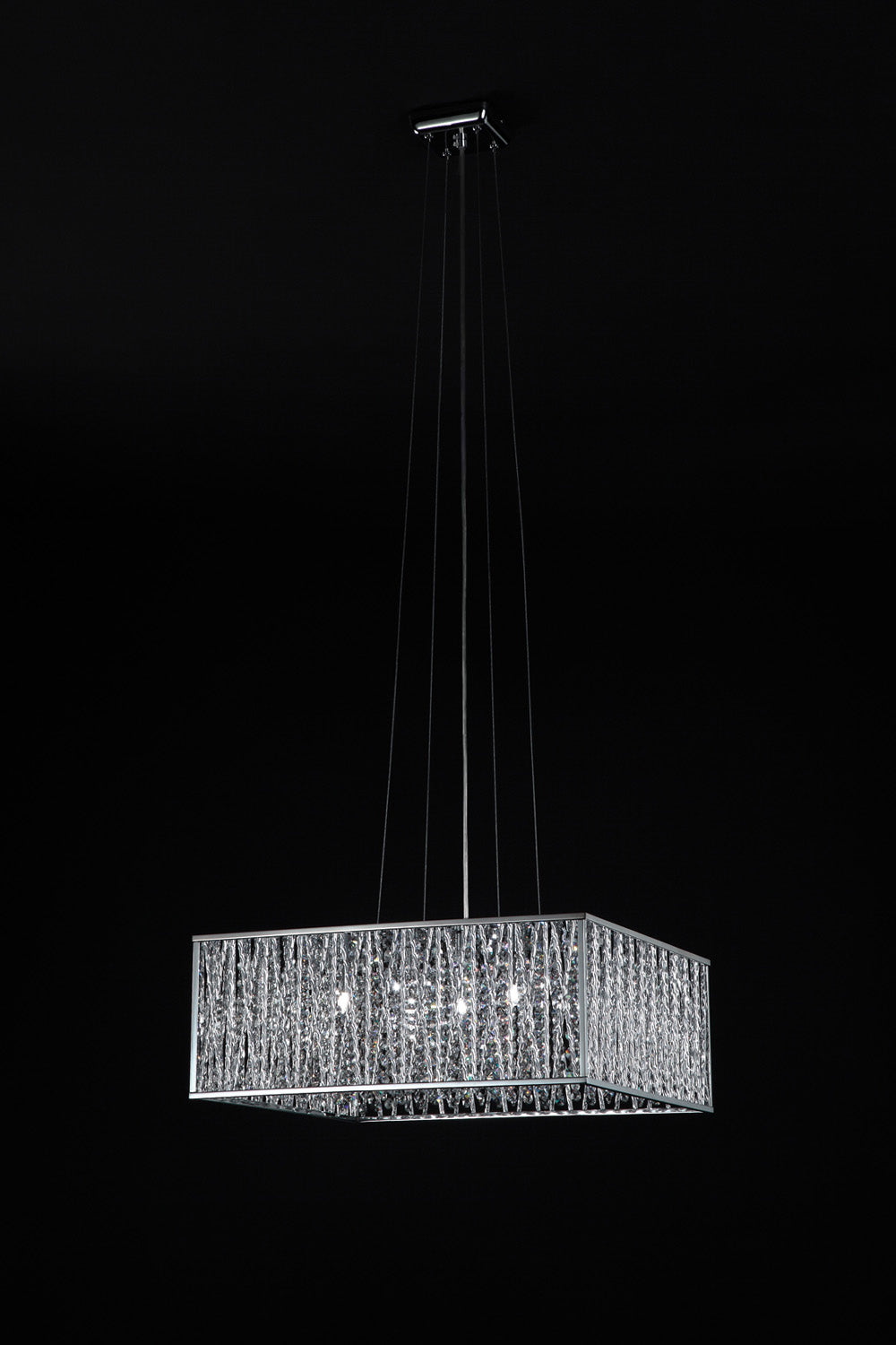 Terra Five Light Chandelier in Chrome - available from The Lighting Shoppe, trusted by Canadian homeowners