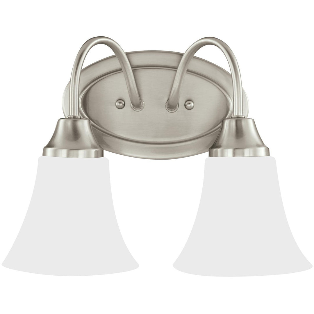Generation Lighting Canada - 44806-962 - Two Light Wall / Bath - Holman - Brushed Nickel