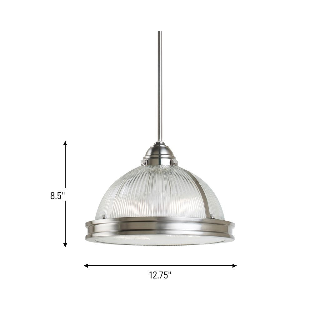 Generation Lighting Canada - 65061-962 - Two Light Pendant - Pratt Street Prismatic - Brushed Nickel