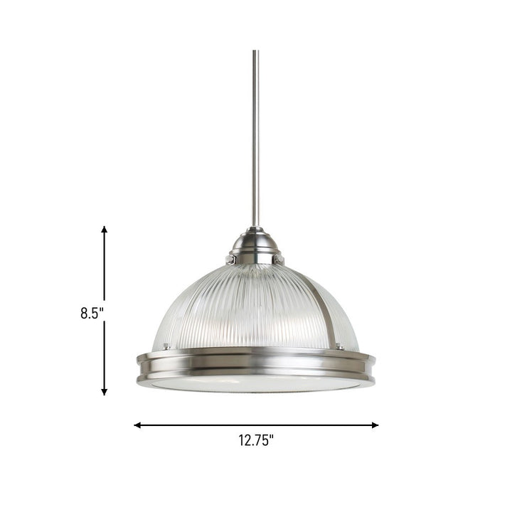 Generation Lighting Canada - 65061-962 - Two Light Pendant - Pratt Street Prismatic - Brushed Nickel