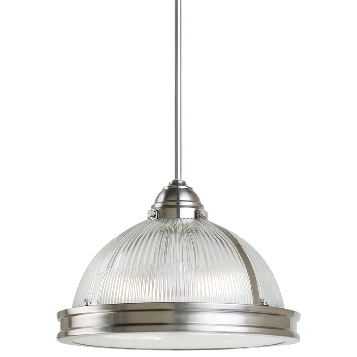 Generation Lighting Canada - 65061-962 - Two Light Pendant - Pratt Street Prismatic - Brushed Nickel
