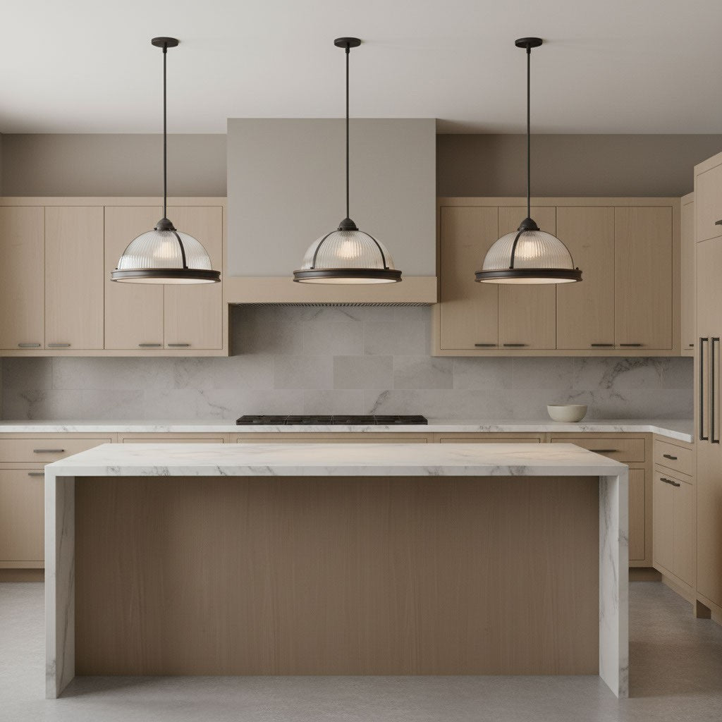 Generation Lighting Canada - 65062-715 - Three Light Pendant - Pratt Street Prismatic - Autumn Bronze
