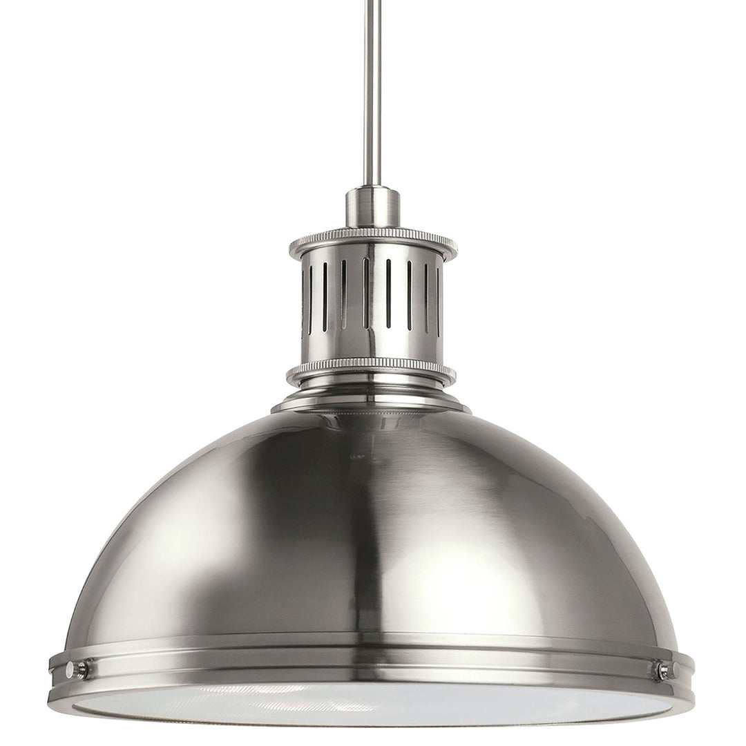Generation Lighting Canada - 65087-962 - Three Light Pendant - Pratt Street Metal - Brushed Nickel