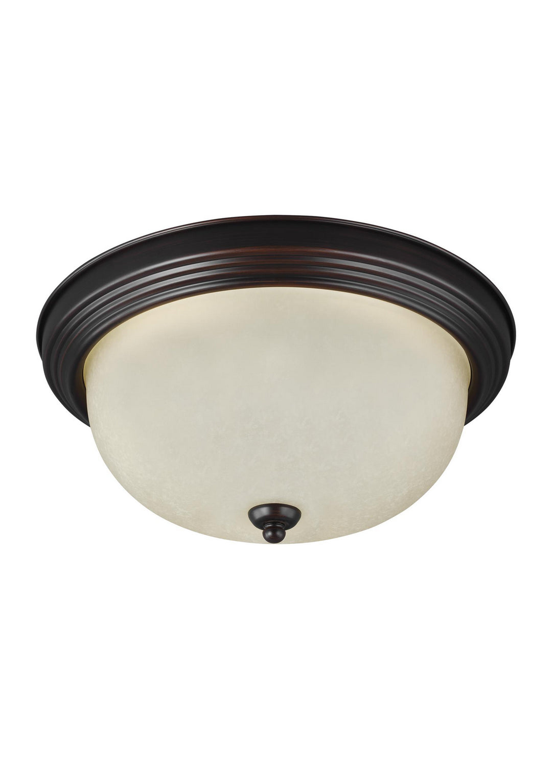 Generation Lighting Canada - 77063-710 - One Light Flush Mount - Geary - Bronze