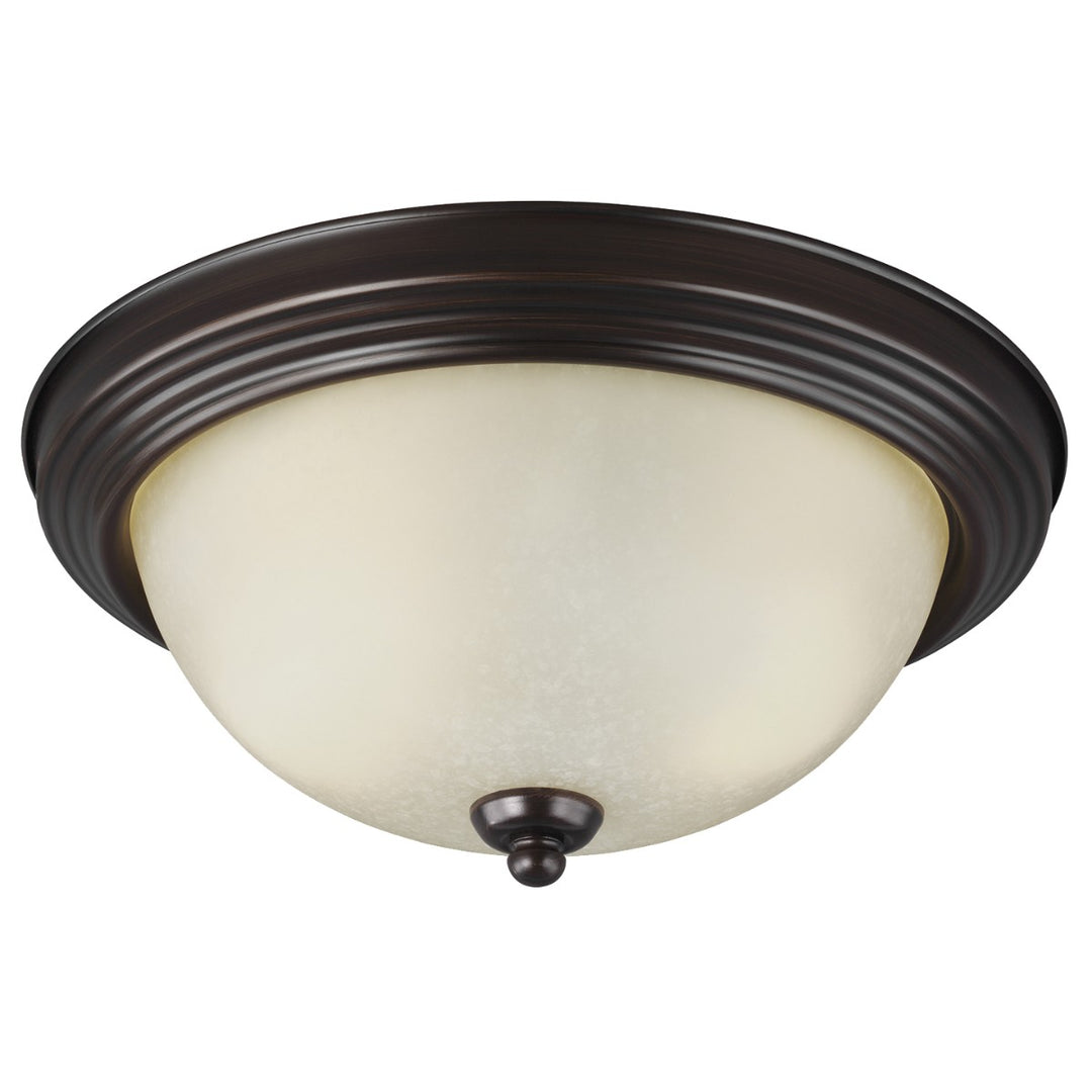Generation Lighting Canada - 77064-710 - Two Light Flush Mount - Geary - Bronze