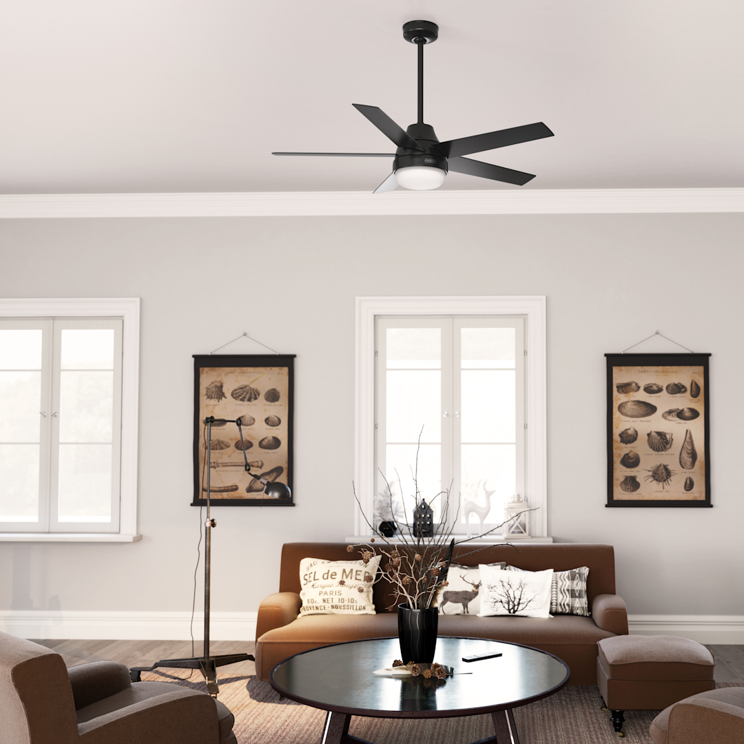 Aerodyne SMART FAN with LED Light 52 inch with Remote AC Motor Hunter Fan Canada