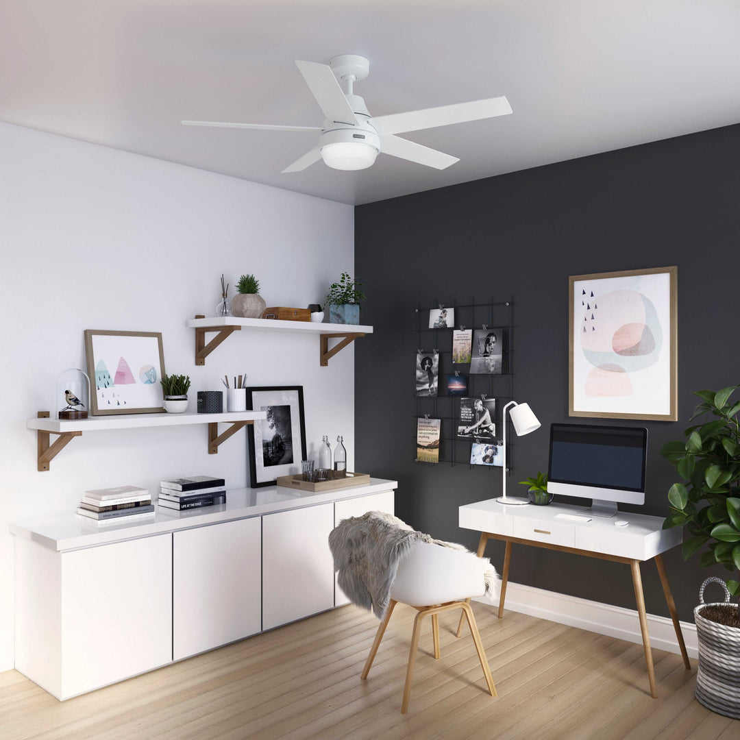 Aerodyne SMART FAN with LED Light 52 inch with Remote AC Motor Hunter Fan Canada