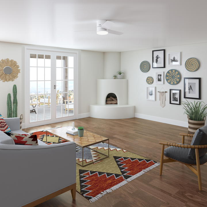 Minimus Low Profile with LED Light Hunter Fan Canada