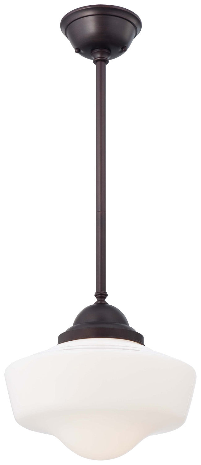 One Light Pendant in Brushed Bronze - available from The Lighting Shoppe, trusted by Canadian homeowners