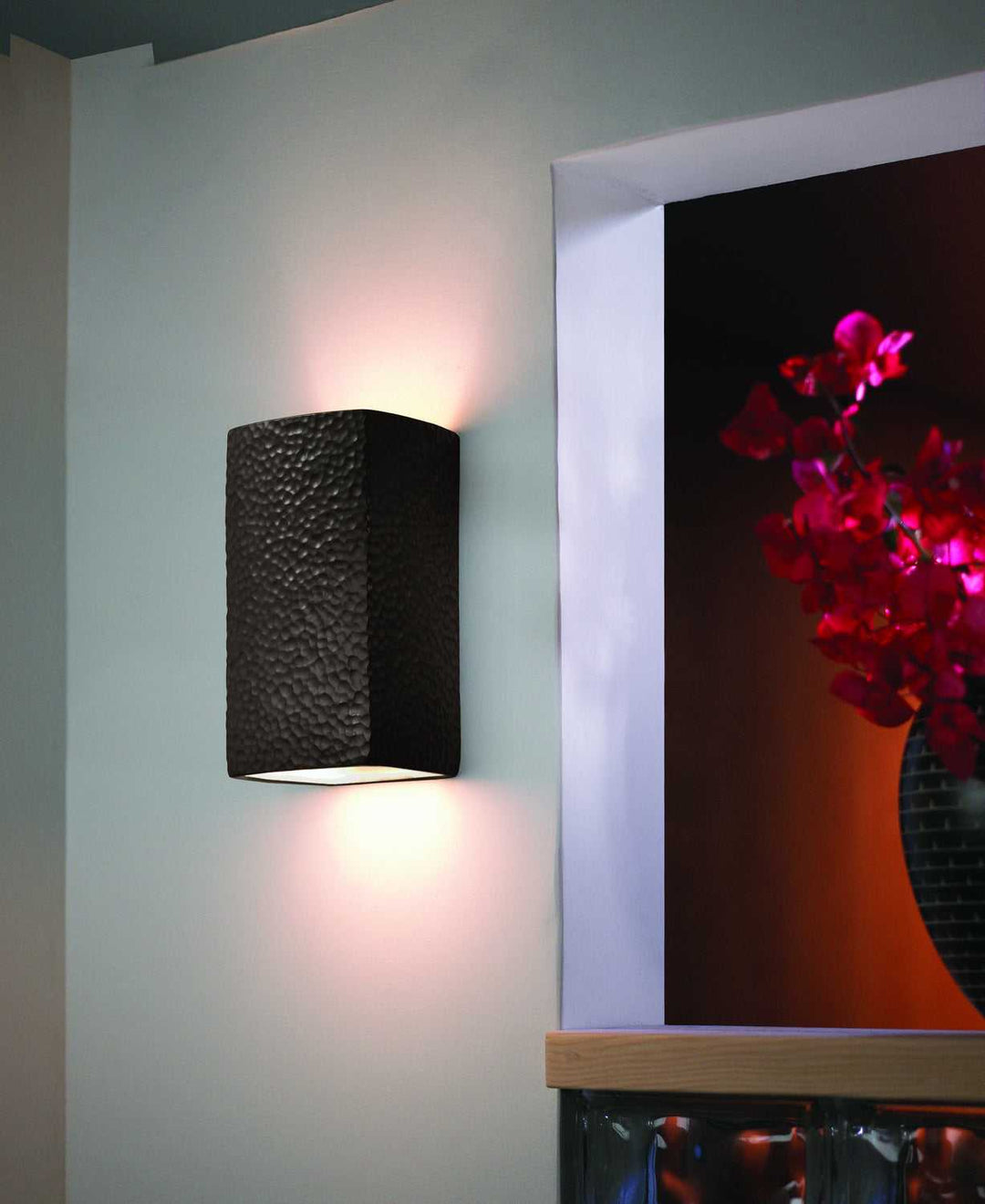 Ambiance Lantern in Hammered Iron Justice Designs