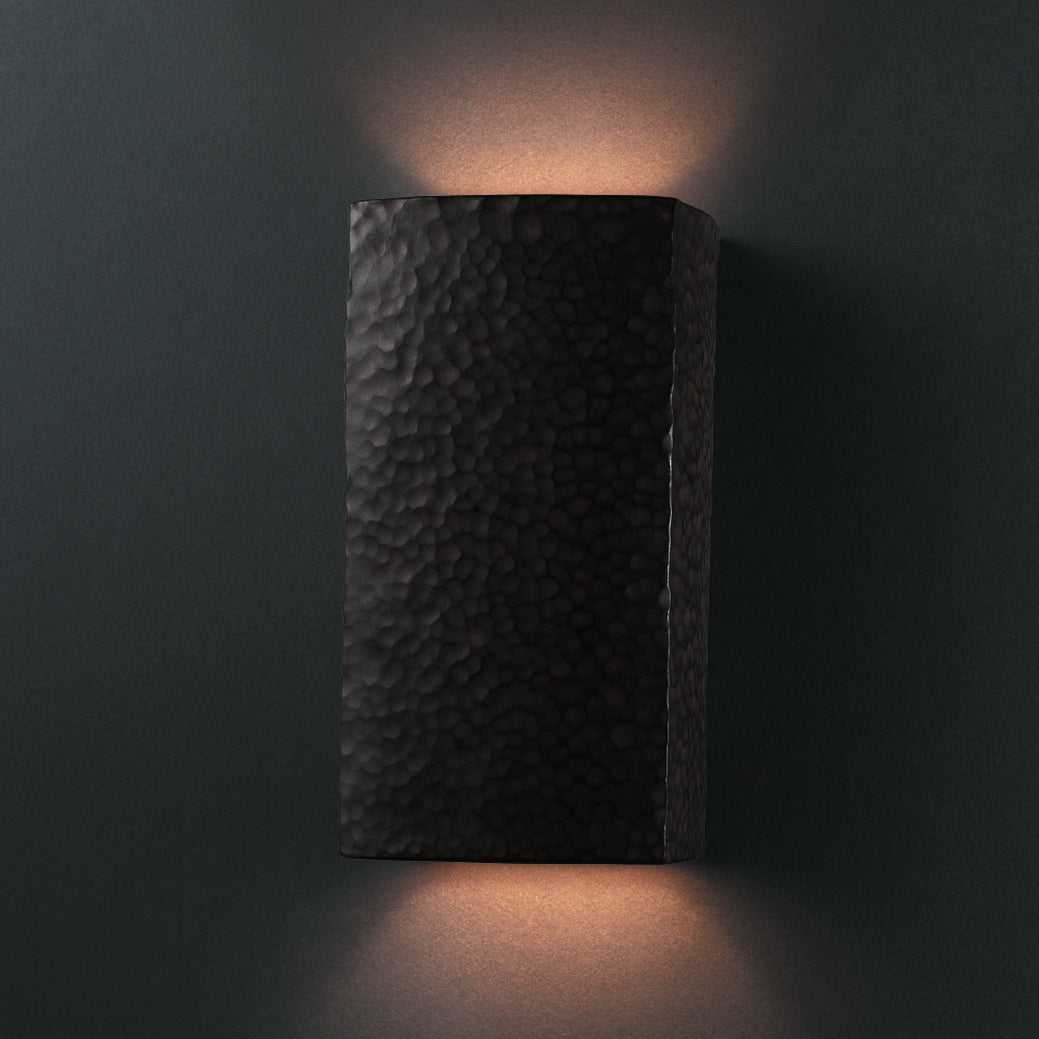 Ambiance Lantern in Hammered Iron Justice Designs