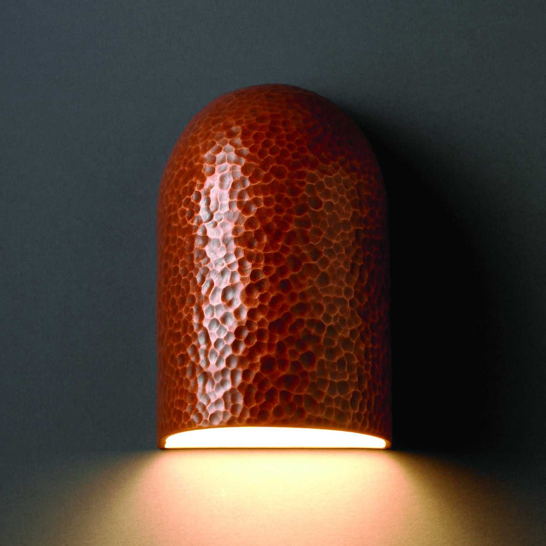 Ambiance Lantern in Hammered Copper Justice Designs