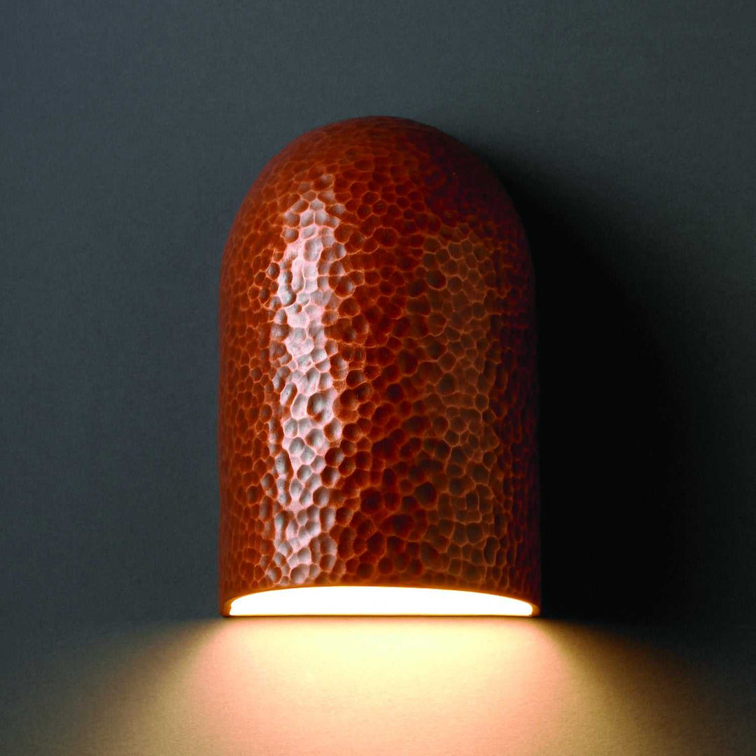 Ambiance Lantern in Hammered Copper Justice Designs